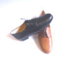 Trumans Schnürer schwarz und cognac feine Schuhe aus Italien