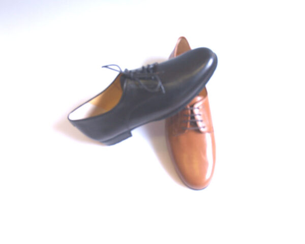 Trumans Schnürer schwarz und cognac feine Schuhe aus Italien