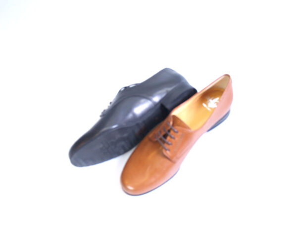 Trumans Schnürer schwarz und cognac feine Schuhe aus Italien