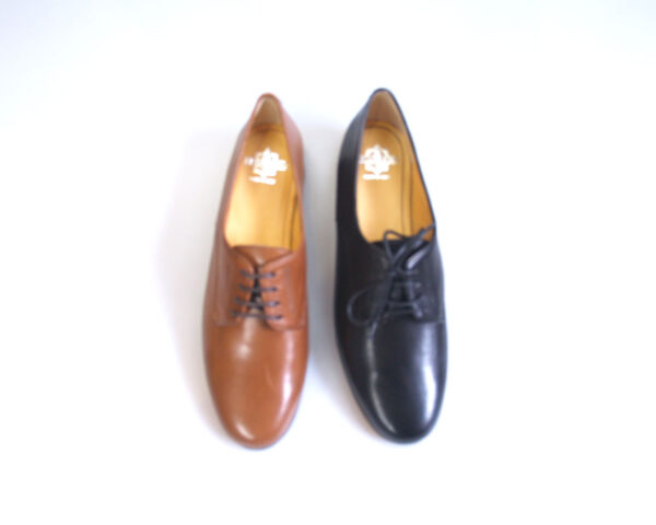 Trumans Schnürer schwarz und cognac feine Schuhe aus Italien
