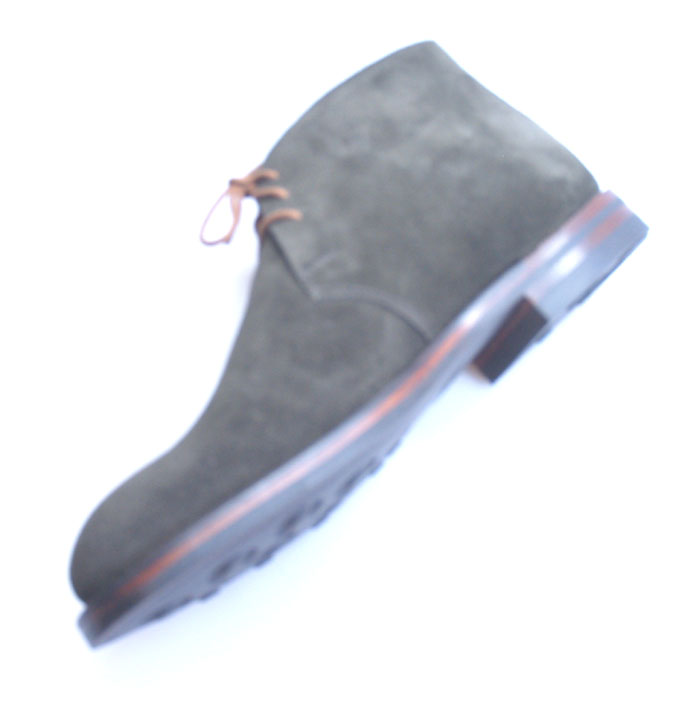 CROCKETT JONES Chiltern Earth Green Suede Hochwertige Schuhe